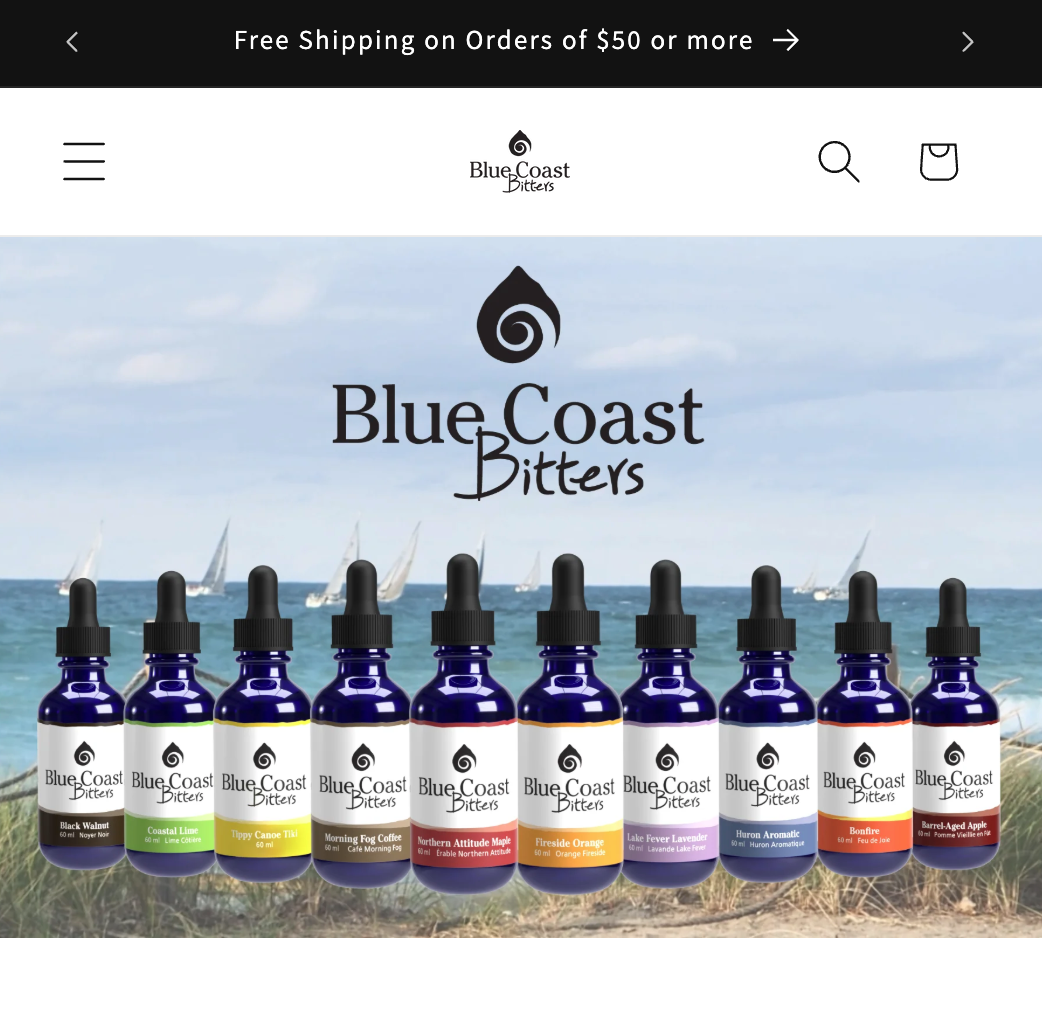 Blue Coast Bitters